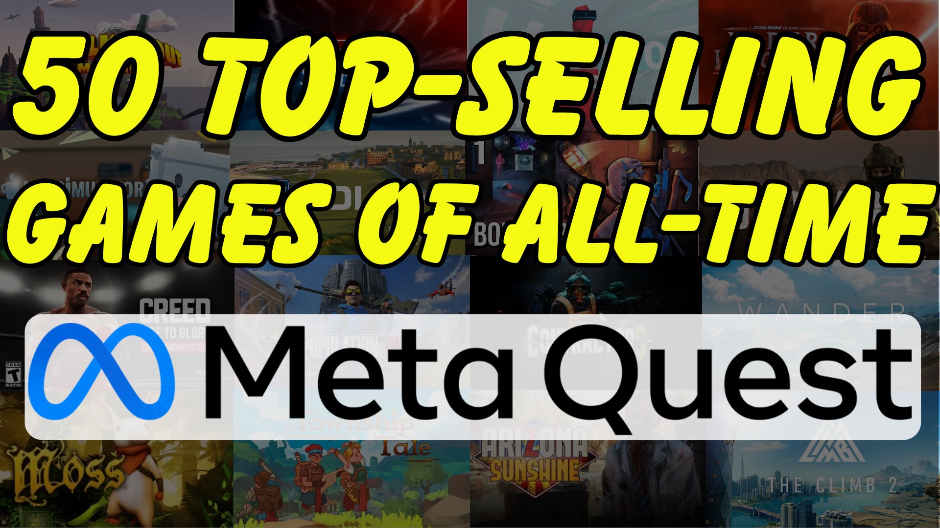 50 Top-Selling Games on Meta Quest of All-Time
