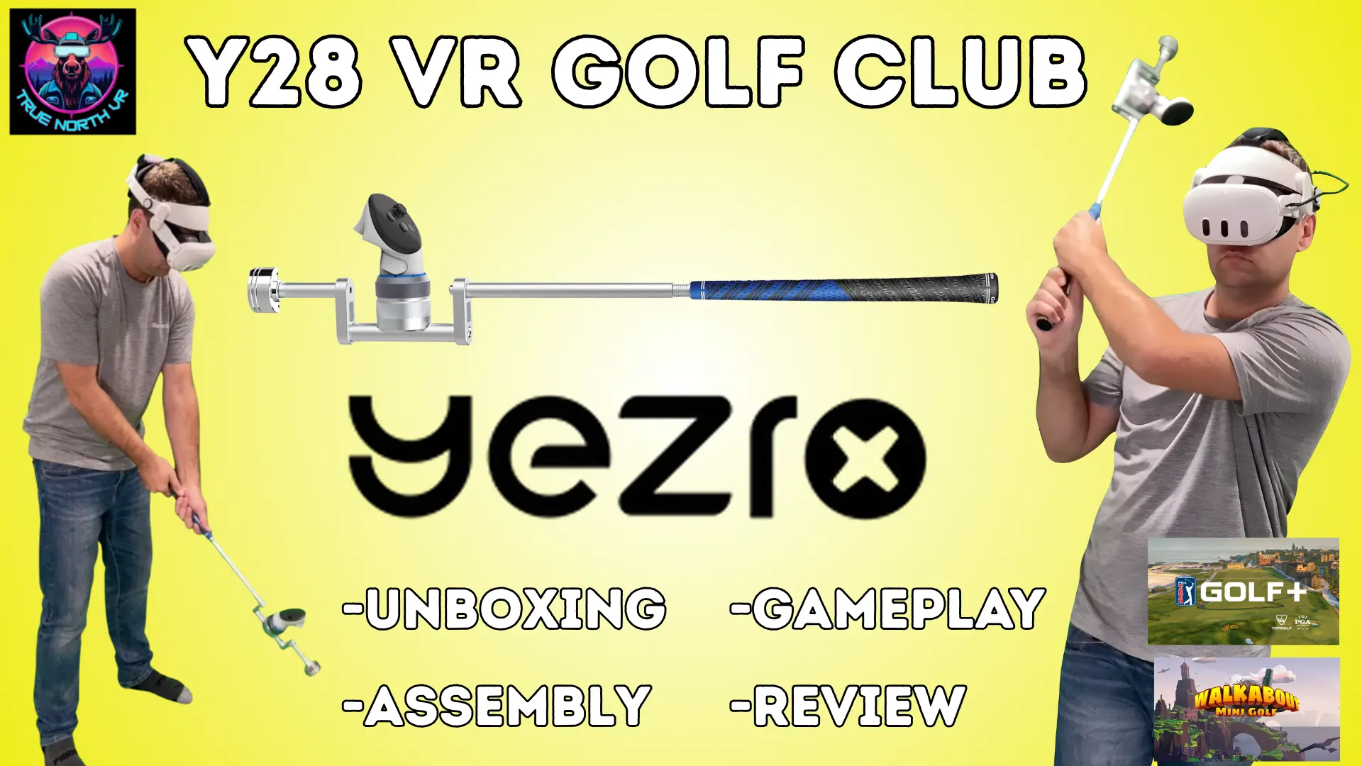 The Best VR Golf Club – YEZRO Y28 For Meta Quest 3/3s/2/Pro