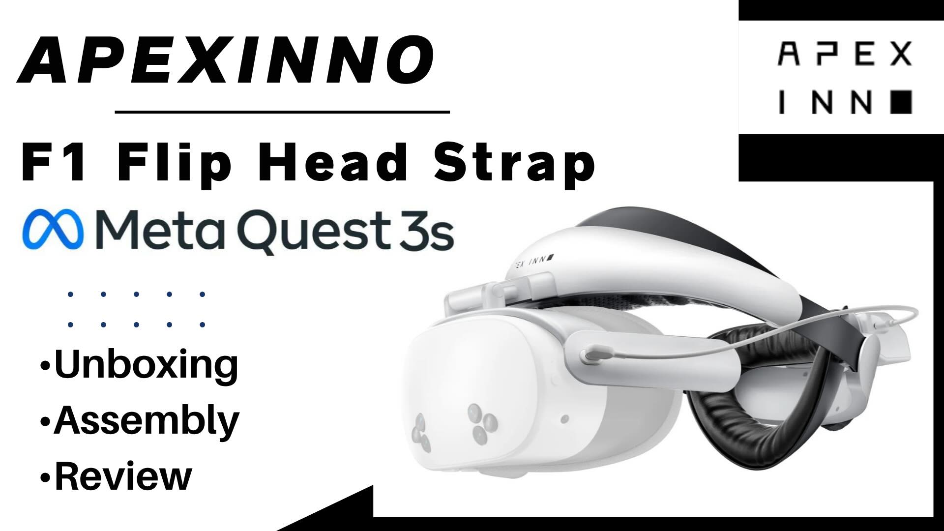 APEXINNO F1 Flip Head Strap for Meta Quest 3s Review