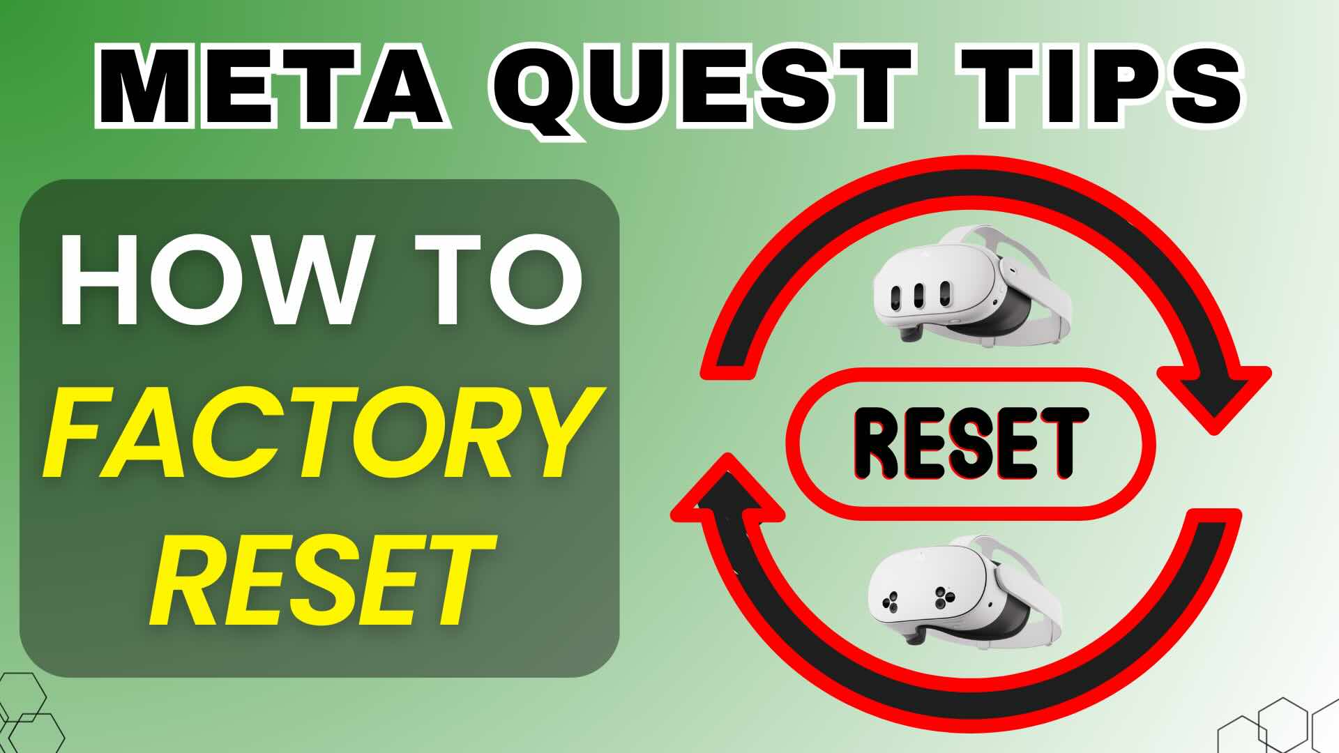 How to Factory Reset Your Meta Quest 3, 3s, & 2 – Meta Quest Tips