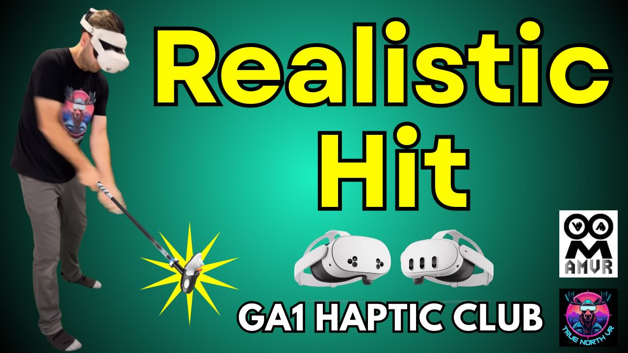 Take VR Golf to the Next Level – AMVR GA1 Haptic VR Golf Club – Unboxing, Assembly, & Review