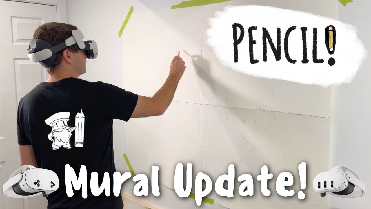 Pencil – Learn to Draw – Mural Update!