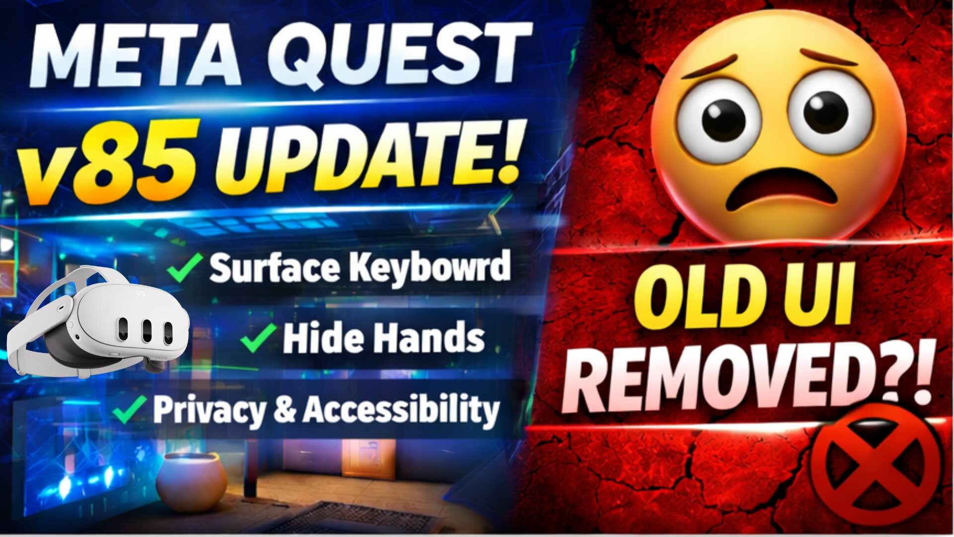 RIP Old User Interface – Meta Quest v85 Update — What’s New (or Gone) in Horizon OS v85 (Updated February 2026)