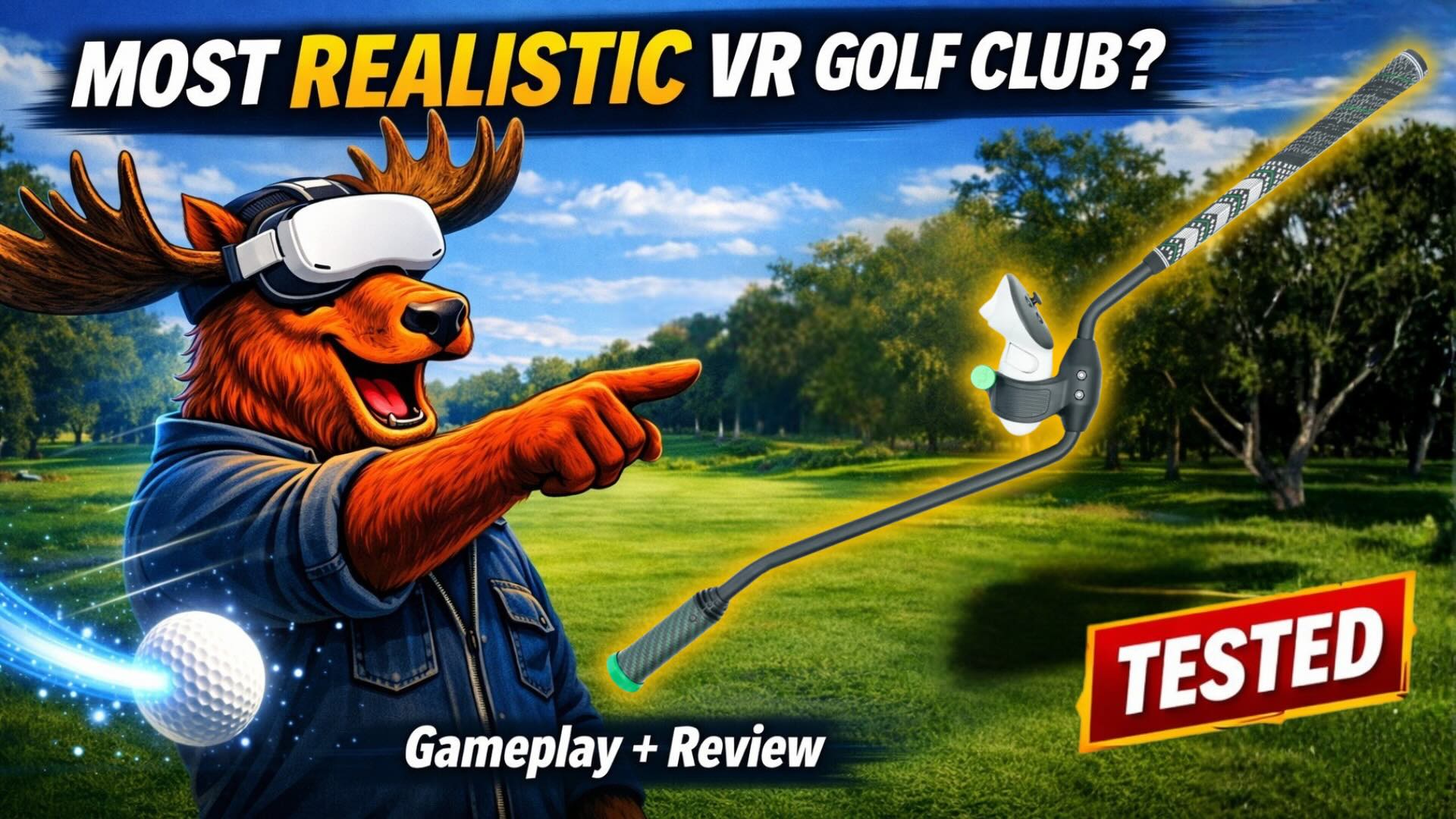 The Most Realistic VR Golf Club? – DeadEyeVR DriVR Apex for Meta Quest Review
