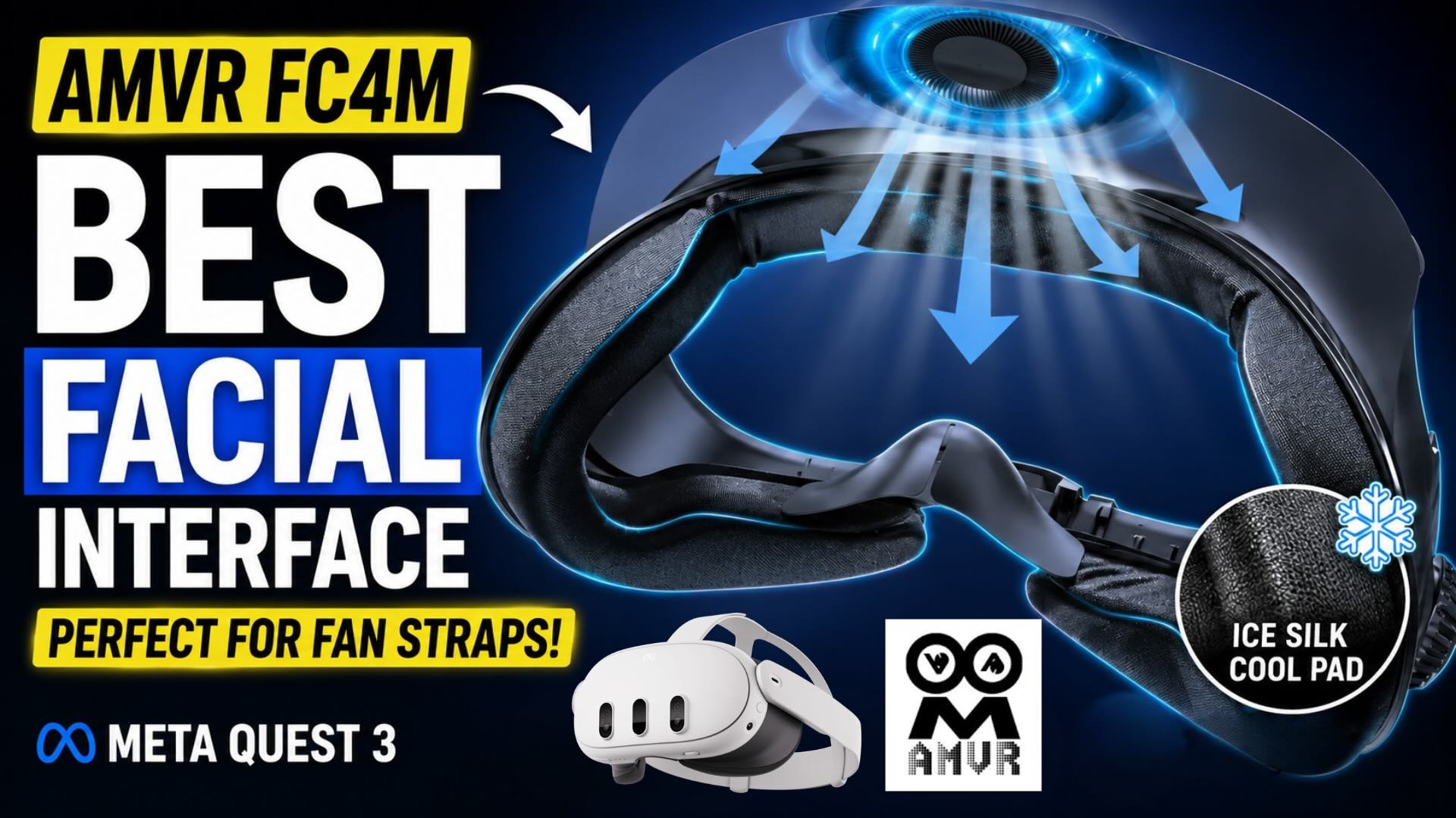AMVR FC4M Magnetic Facial Interface Review – The Best for BOBOVR S3 Pro & AMVR BS1 Head Straps