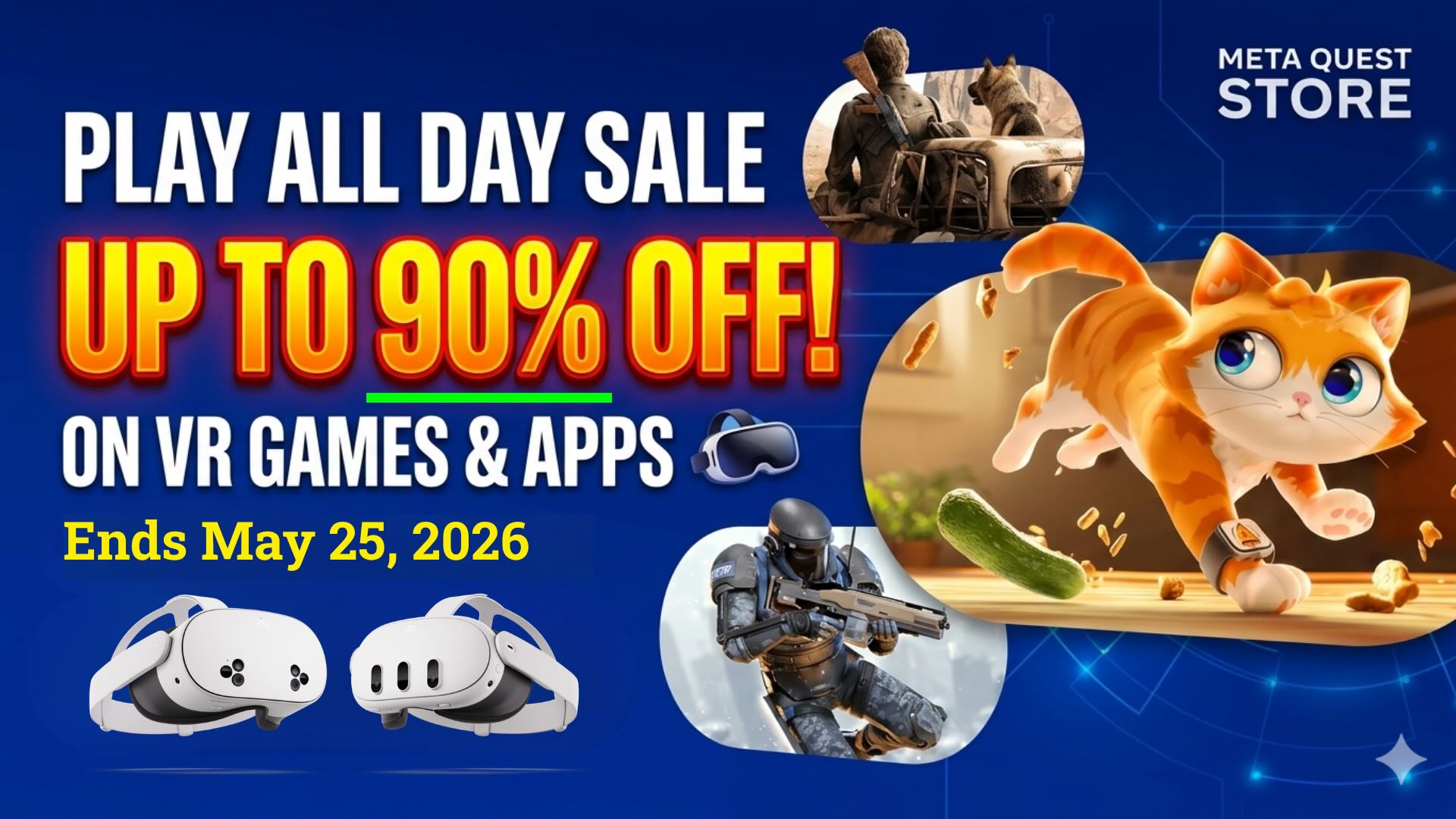 Meta Quest Play All Day Sale – May 2026 – Up to 90% Off! – Full Sortable List of Games/Apps
