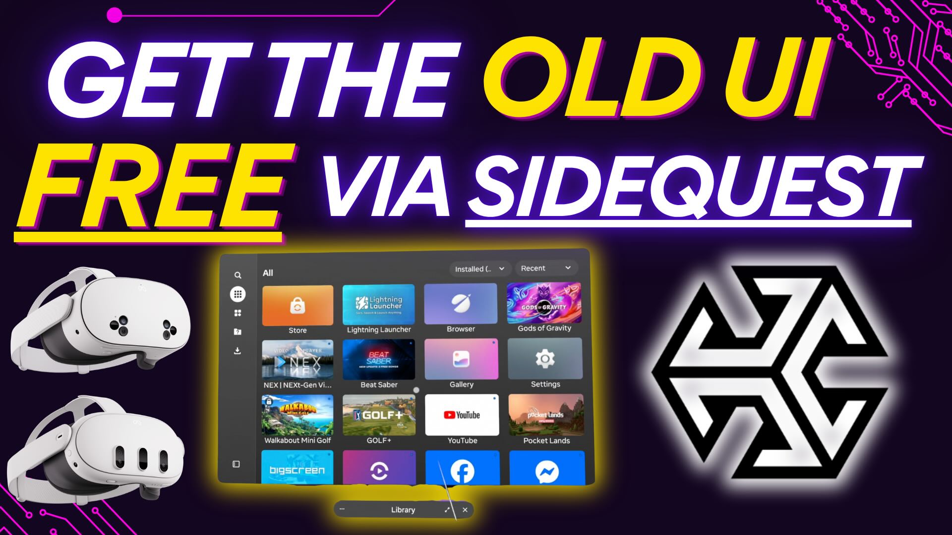 How to Go Back to the Old UI for Free via SideQuest – Meta Quest Tips