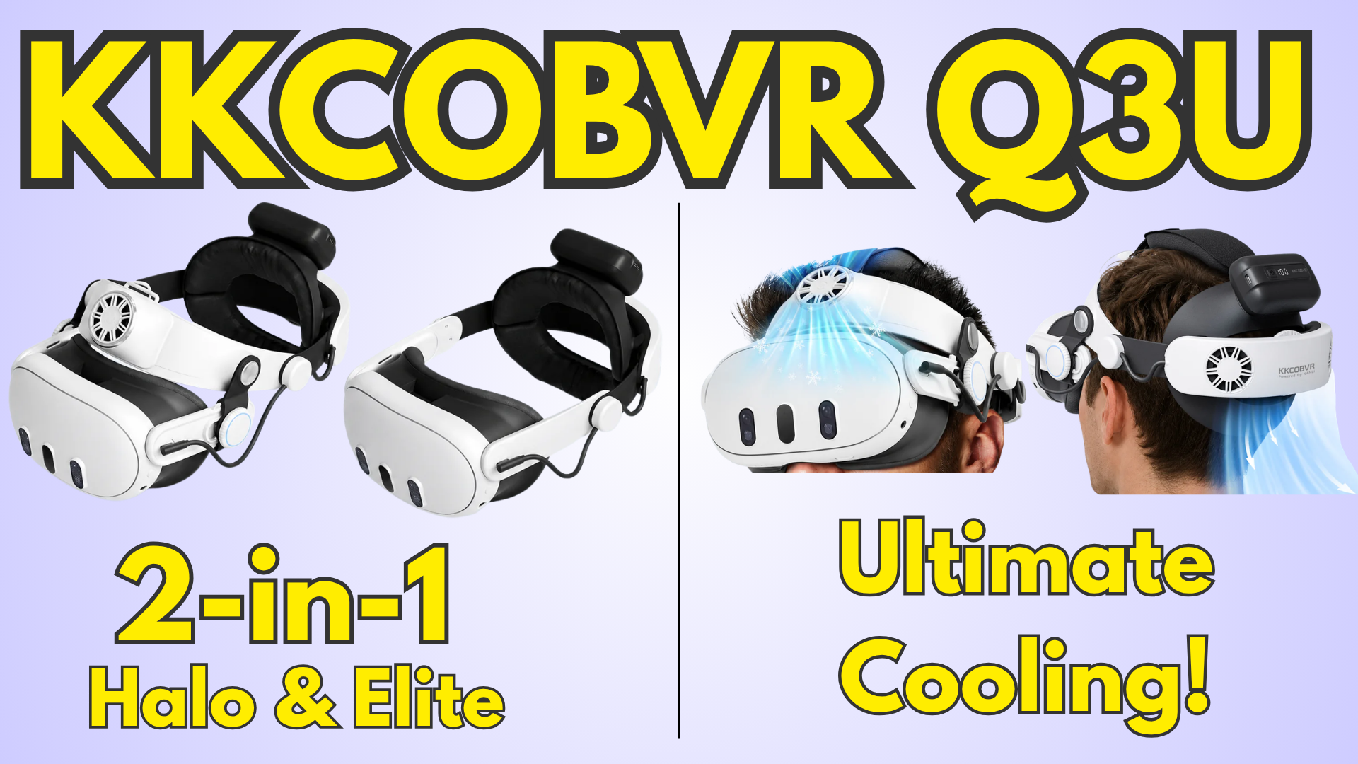 KKCOBVR Q3U Head Strap Review – 3 Fans For Ultimate Cooling – Meta Quest 3 & 3S